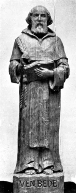Photo of statuette of the Venerable Bede