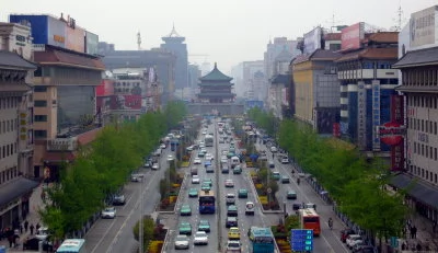 Xi'an viewed from the South Gate