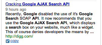 Cracking Google AJAX Search API